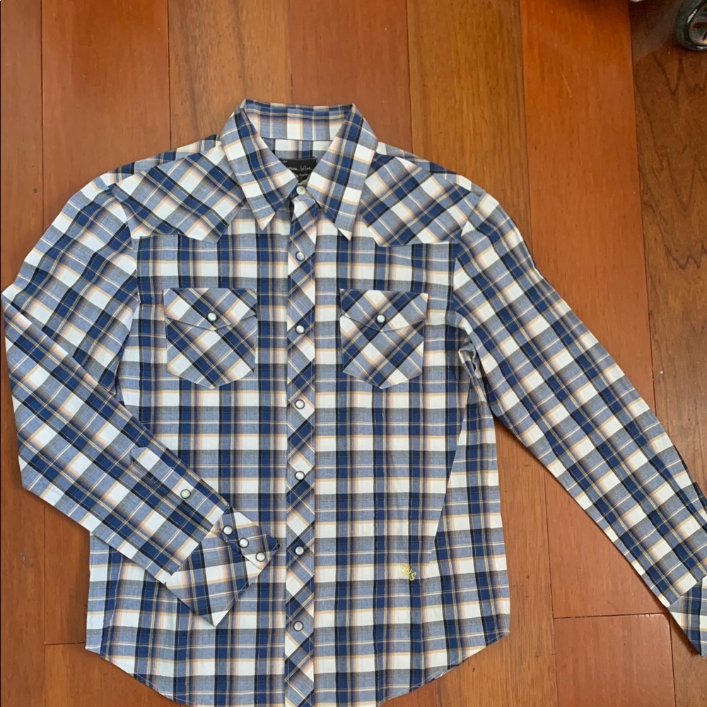 Rare western style number nine (n)ine dress shirt